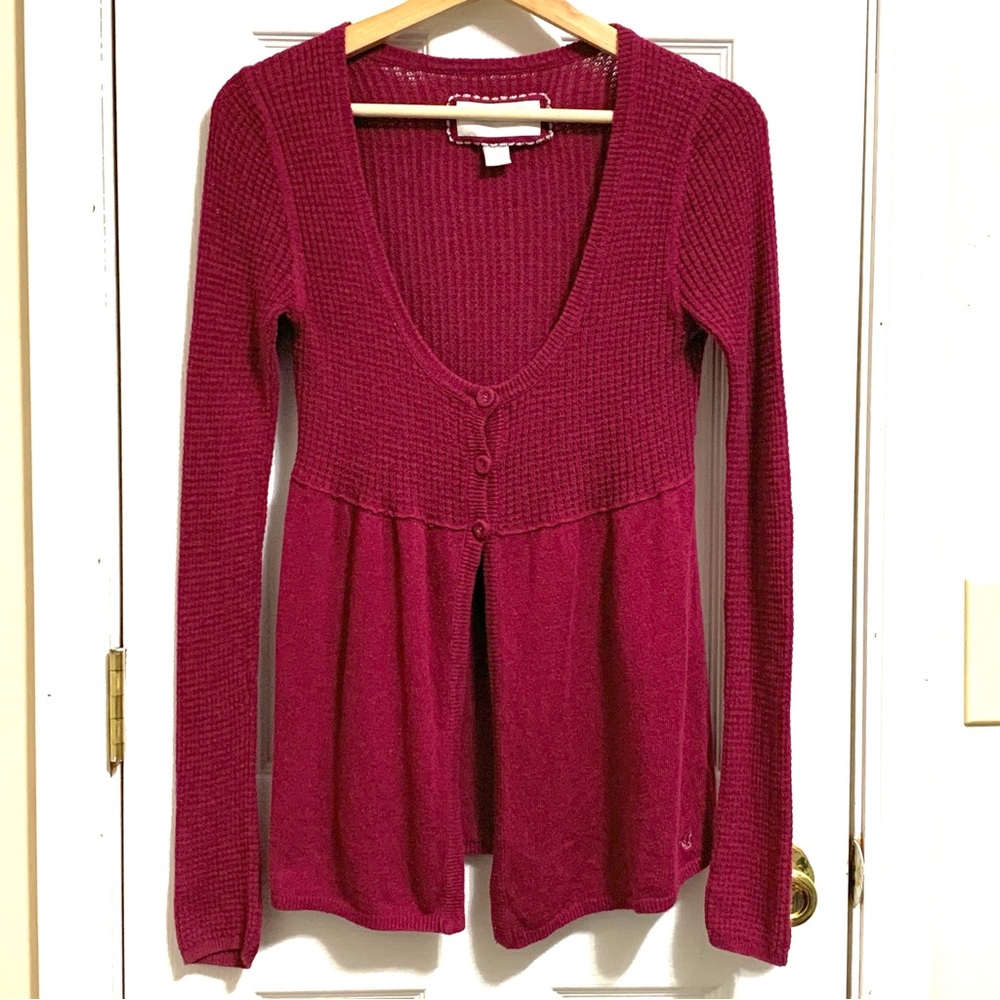Vintage American Eagle Outfitter Babydoll Y2K Sweater Top Bella Elena
